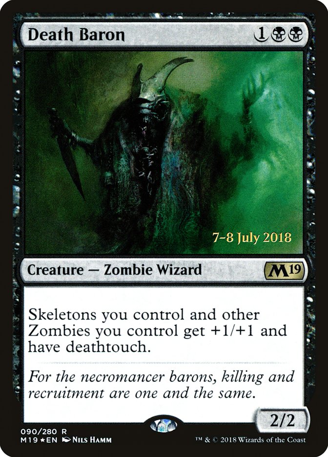 Death Baron [Core Set 2019 Prerelease Promos] | Chromatic Games