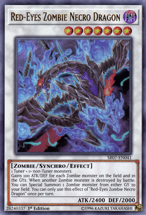 Red-Eyes Zombie Necro Dragon [SR07-EN041] Ultra Rare | Chromatic Games