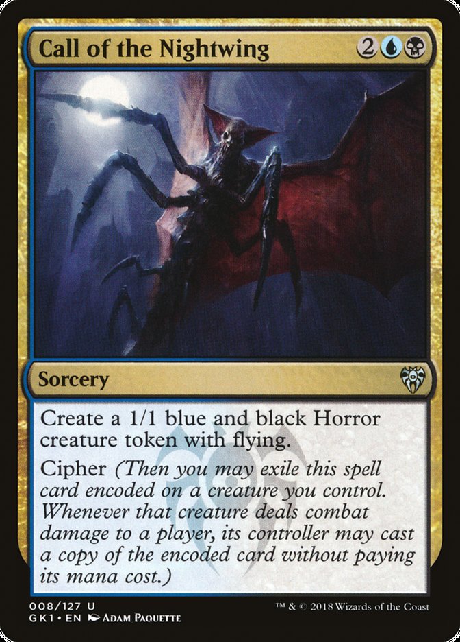 Call of the Nightwing [Guilds of Ravnica Guild Kit] | Chromatic Games