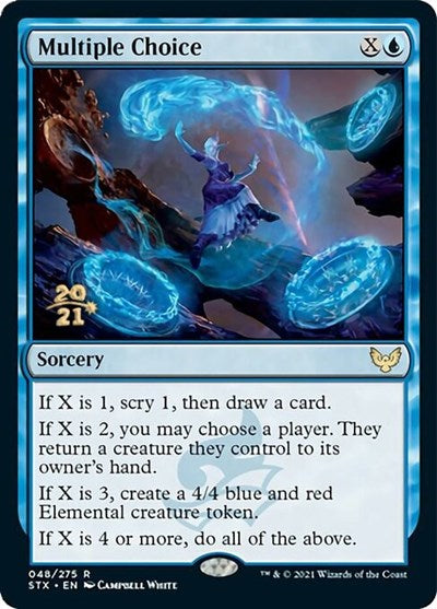 Multiple Choice [Strixhaven: School of Mages Prerelease Promos] | Chromatic Games