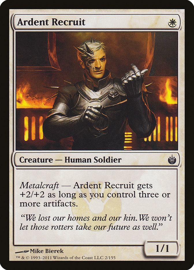 Ardent Recruit [Mirrodin Besieged] | Chromatic Games