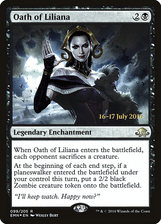 Oath of Liliana [Eldritch Moon Prerelease Promos] | Chromatic Games