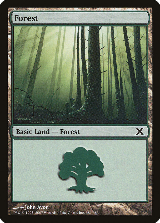 Forest (381) [Tenth Edition] | Chromatic Games