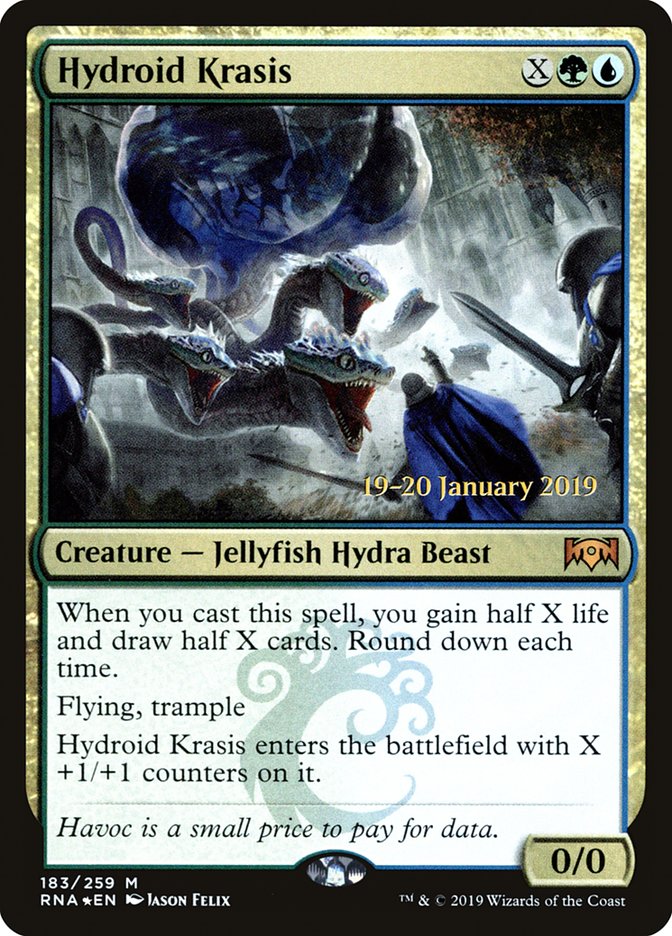 Hydroid Krasis [Ravnica Allegiance Prerelease Promos] | Chromatic Games