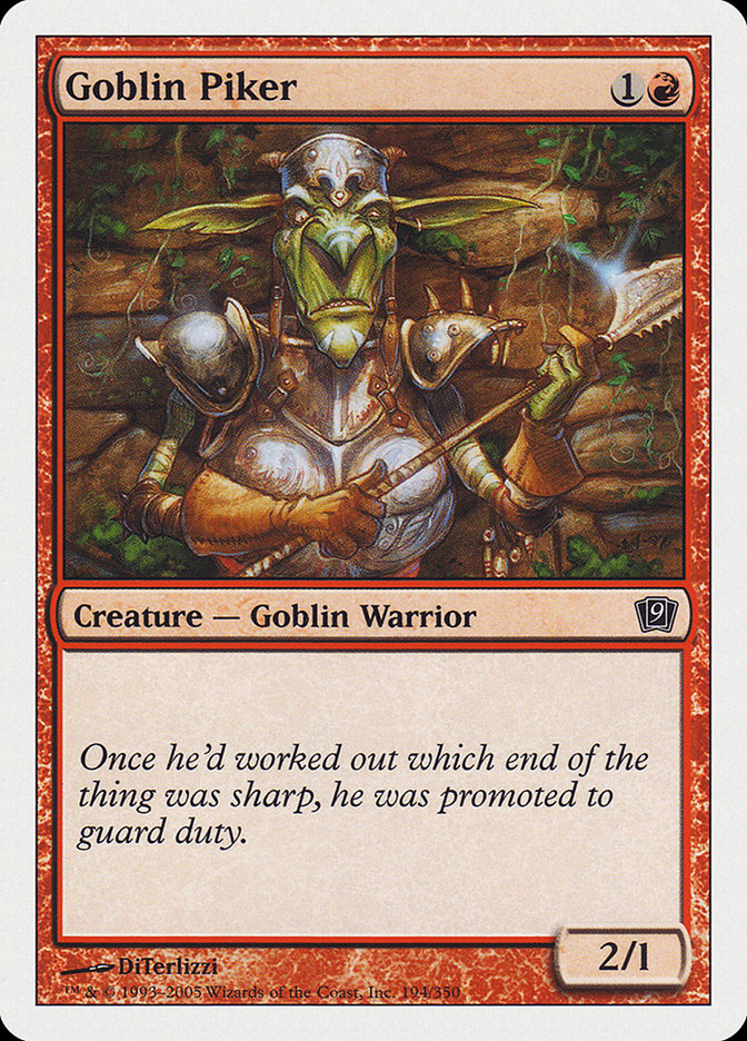 Goblin Piker [Ninth Edition] | Chromatic Games