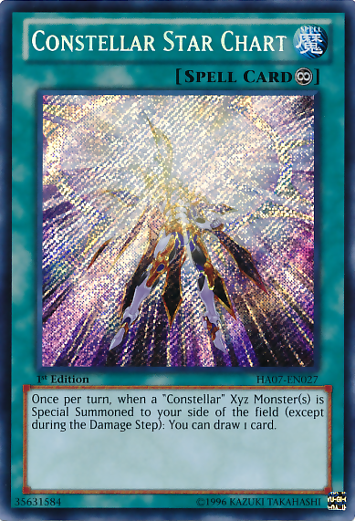 Constellar Star Chart [HA07-EN027] Secret Rare | Chromatic Games