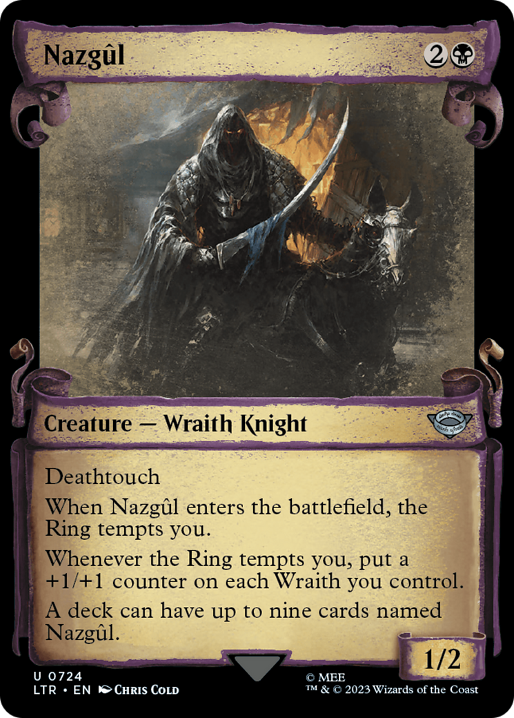 Nazgul (0724) [The Lord of the Rings: Tales of Middle-Earth Showcase Scrolls] | Chromatic Games