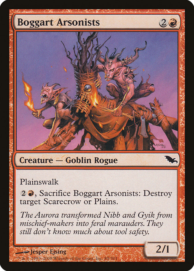 Boggart Arsonists [Shadowmoor] | Chromatic Games