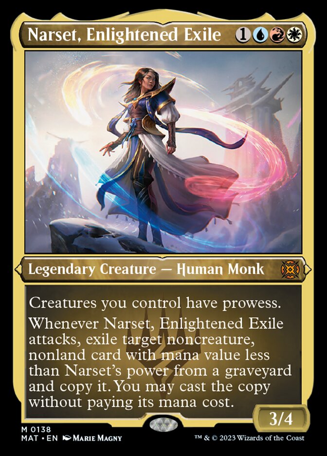 Narset, Enlightened Exile (Foil Etched) [March of the Machine: The Aftermath] | Chromatic Games