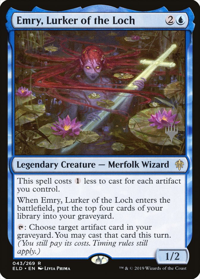 Emry, Lurker of the Loch (Promo Pack) [Throne of Eldraine Promos] | Chromatic Games