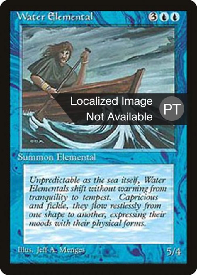 Water Elemental [Fourth Edition (Foreign Black Border)] | Chromatic Games