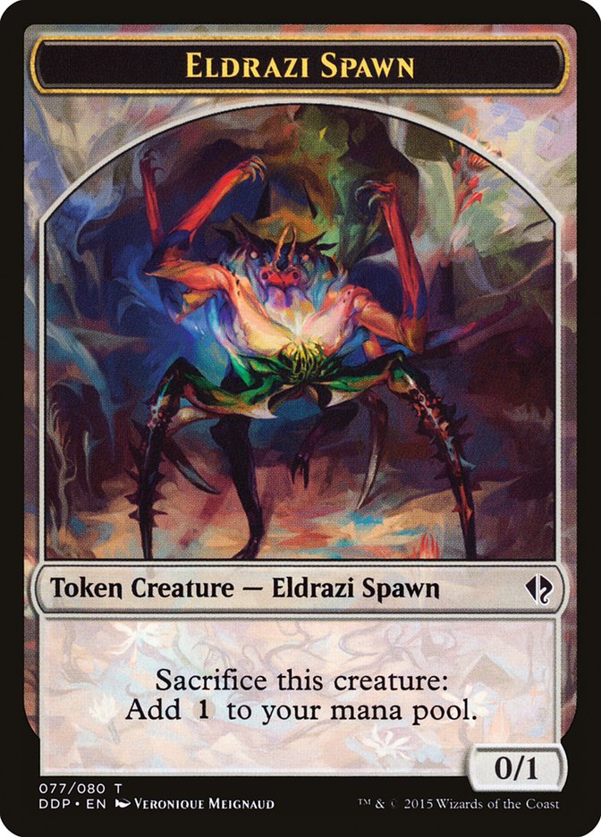 Eldrazi Spawn Token (077/080) [Duel Decks: Zendikar vs. Eldrazi] | Chromatic Games