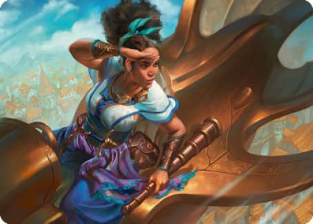 Talas Lookout Art Card [Dominaria United Art Series] | Chromatic Games