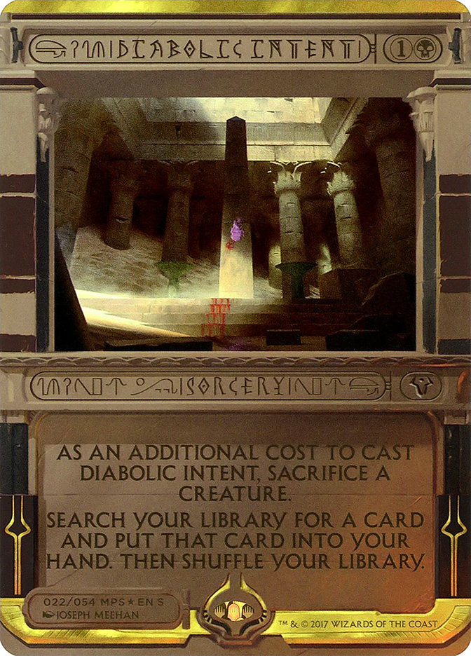 Diabolic Intent (Invocation) [Amonkhet Invocations] | Chromatic Games