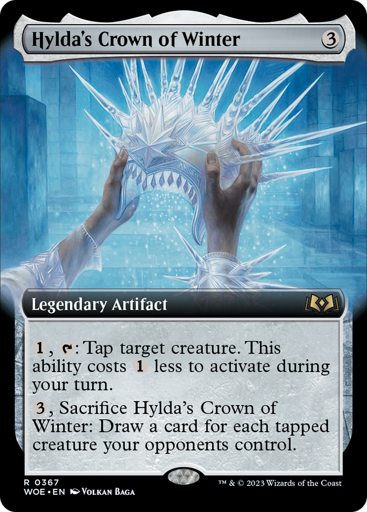 Hylda's Crown of Winter (Extended Art) [Wilds of Eldraine] | Chromatic Games