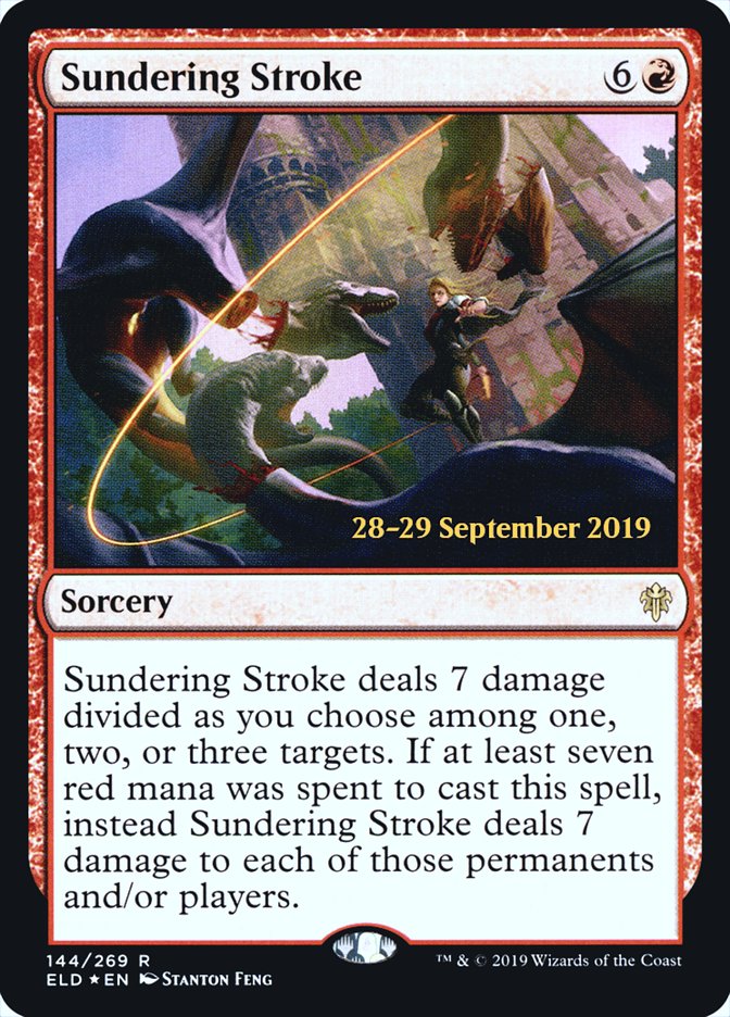 Sundering Stroke [Throne of Eldraine Prerelease Promos] | Chromatic Games