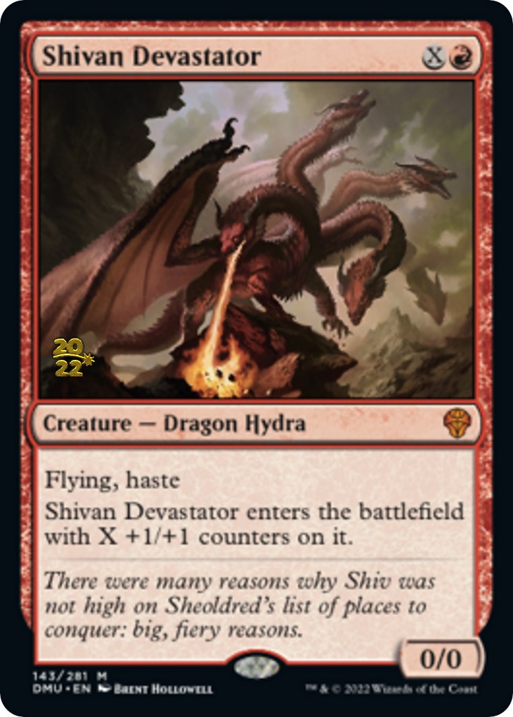 Shivan Devastator [Dominaria United Prerelease Promos] | Chromatic Games