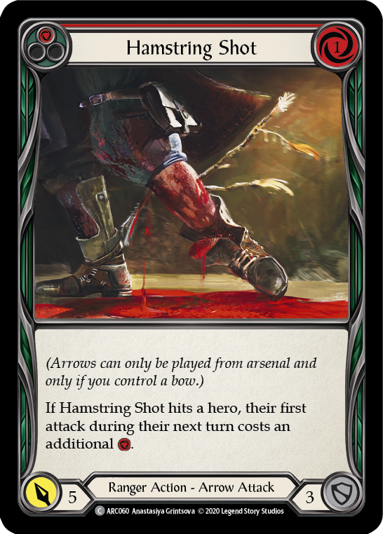 Hamstring Shot (Red) [U-ARC060] (Arcane Rising Unlimited)  Unlimited Rainbow Foil | Chromatic Games