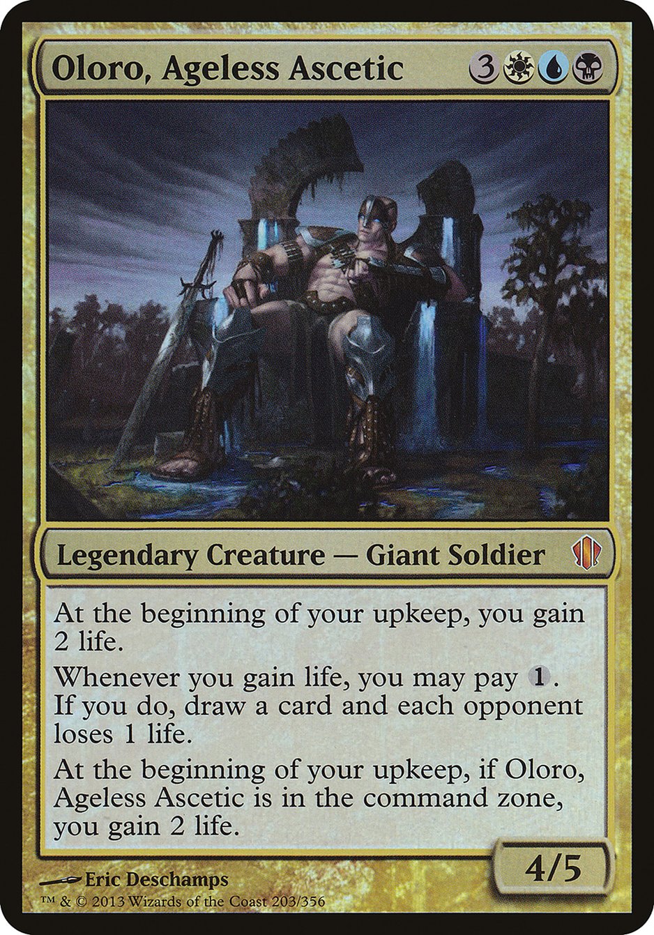 Oloro, Ageless Ascetic (Oversized) [Commander 2013 Oversized] | Chromatic Games