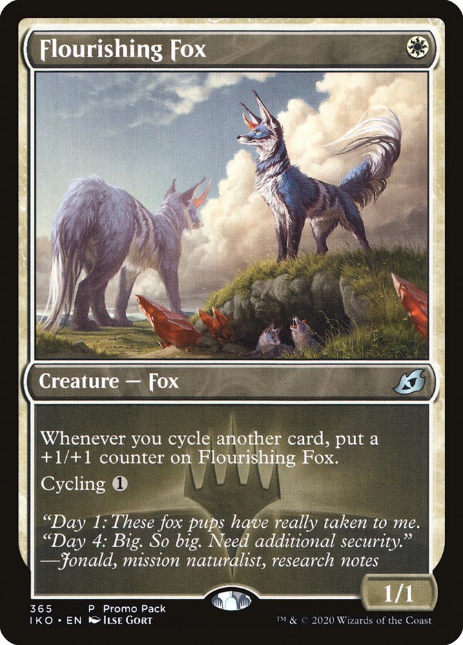 Flourishing Fox (Promo Pack) [Ikoria: Lair of Behemoths Promos] | Chromatic Games