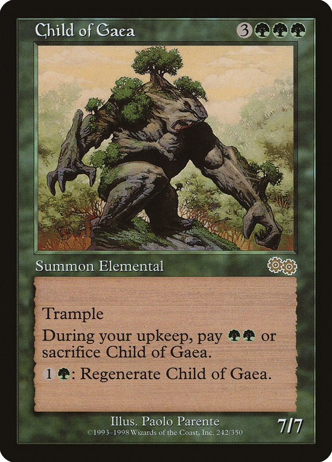 Child of Gaea [Urza's Saga] | Chromatic Games
