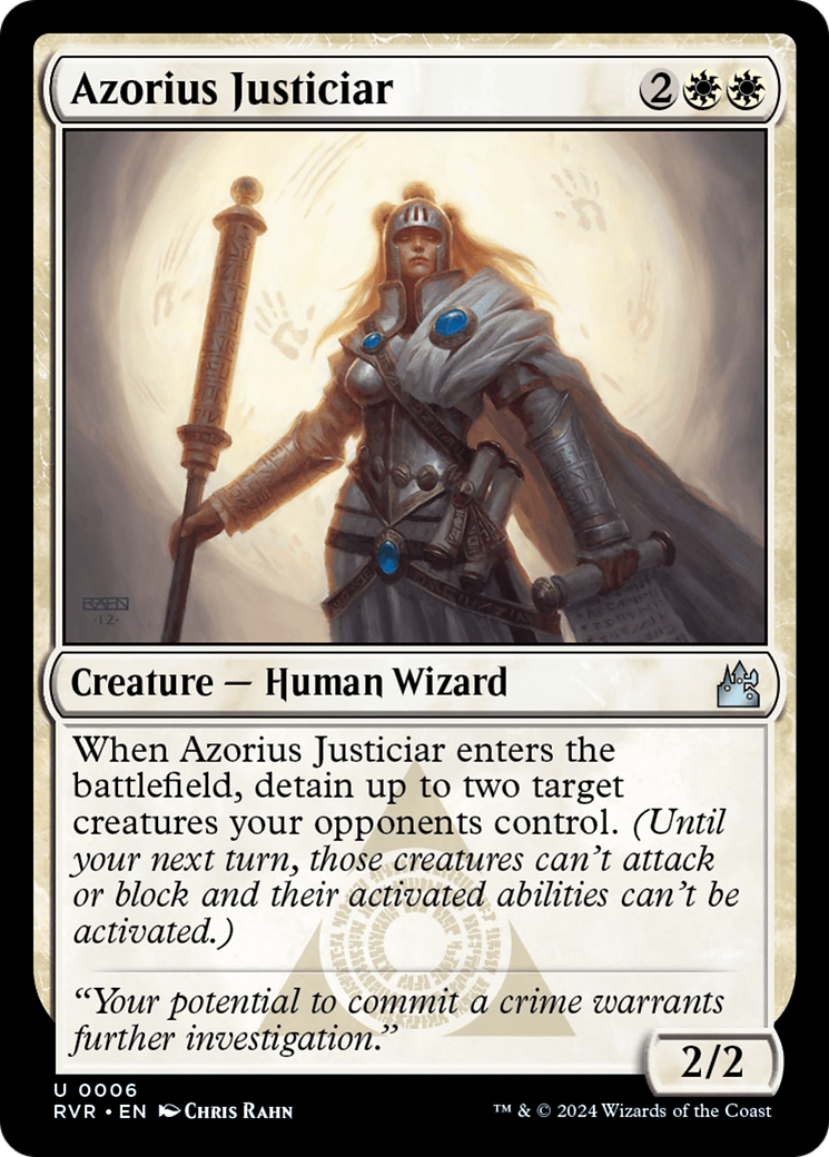 Azorius Justiciar [Ravnica Remastered] | Chromatic Games