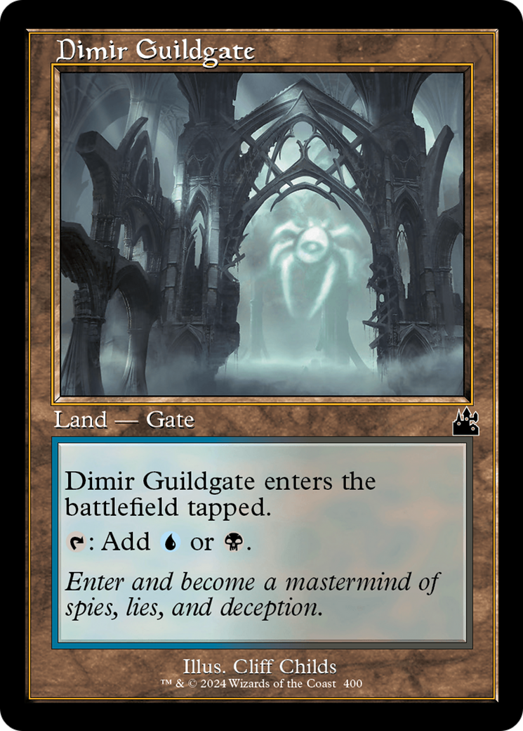 Dimir Guildgate (Retro Frame) [Ravnica Remastered] | Chromatic Games