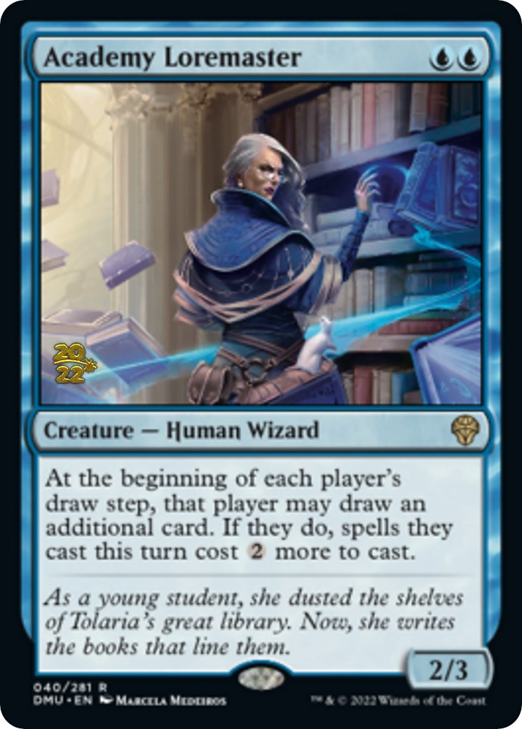 Academy Loremaster [Dominaria United Prerelease Promos] | Chromatic Games