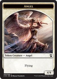 Angel // Soldier Double-Sided Token [Commander 2018 Tokens] | Chromatic Games