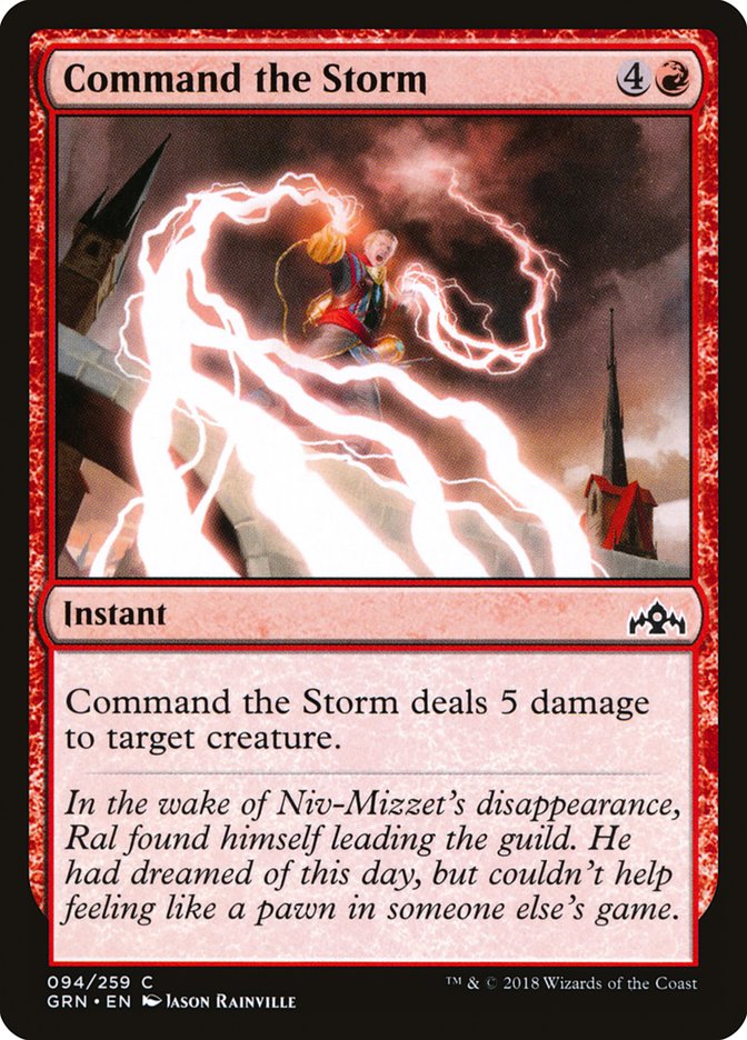 Command the Storm [Guilds of Ravnica] | Chromatic Games