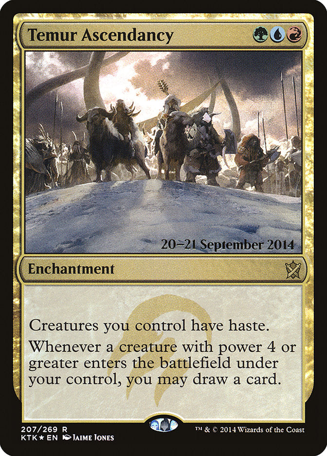 Temur Ascendancy [Khans of Tarkir Prerelease Promos] | Chromatic Games