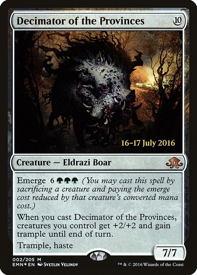 Decimator of the Provinces [Eldritch Moon Prerelease Promos] | Chromatic Games