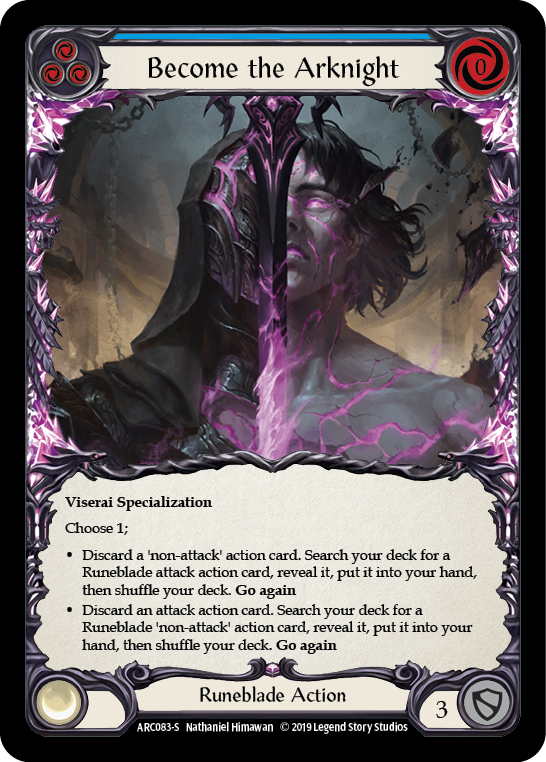 Become the Arknight [ARC083-S] (Arcane Rising)  1st Edition Rainbow Foil | Chromatic Games