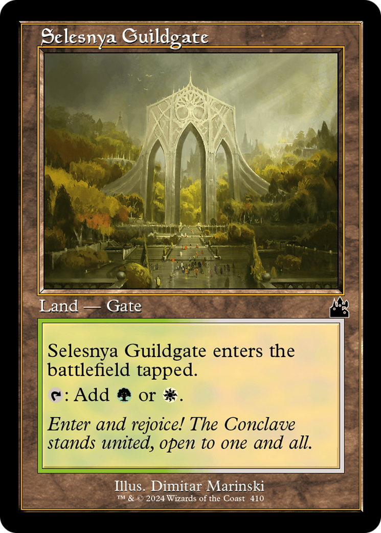 Selesnya Guildgate (Retro Frame) [Ravnica Remastered] | Chromatic Games