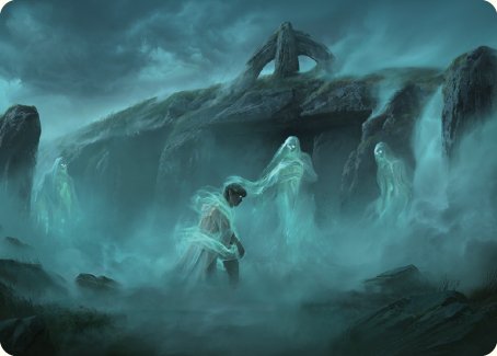 Fog on the Barrow-Downs Art Card [The Lord of the Rings: Tales of Middle-earth Art Series] | Chromatic Games