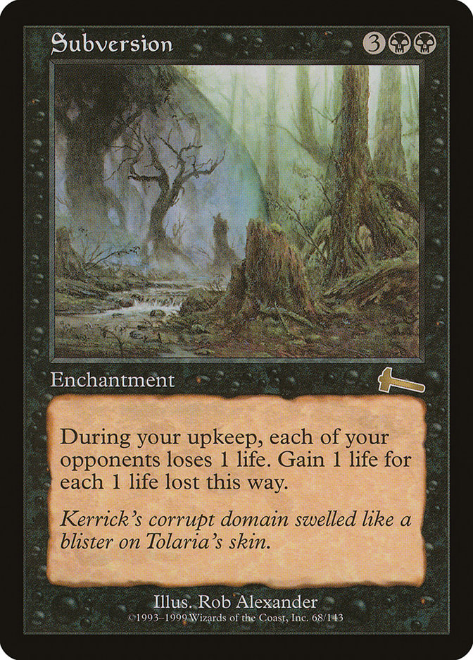 Subversion [Urza's Legacy] | Chromatic Games
