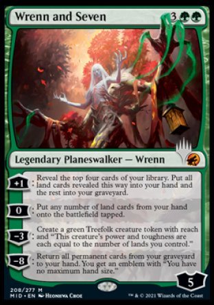 Wrenn and Seven (Promo Pack) [Innistrad: Midnight Hunt Promos] | Chromatic Games