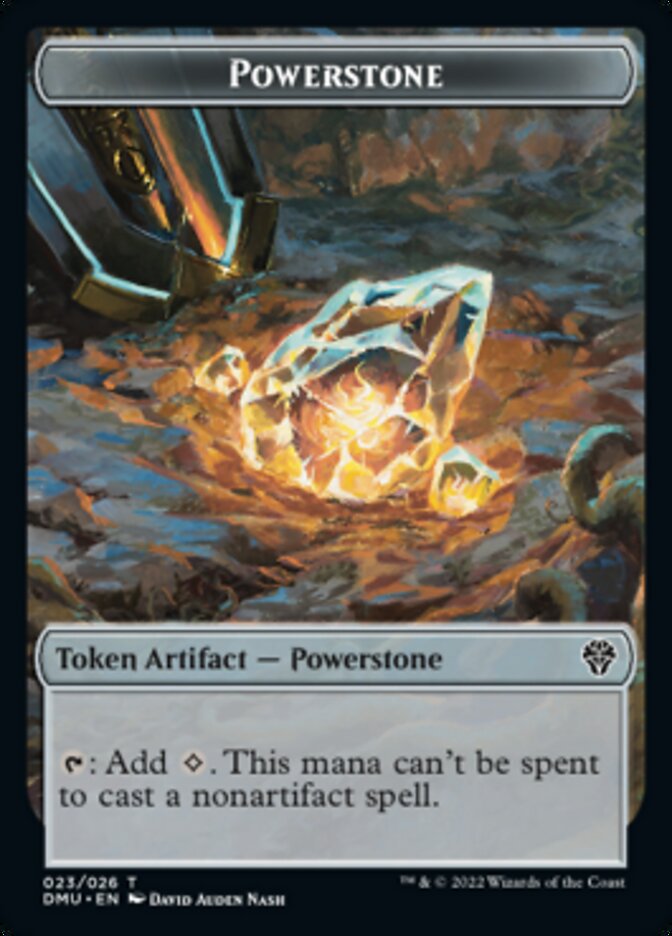 Powerstone Token [Dominaria United Tokens] | Chromatic Games