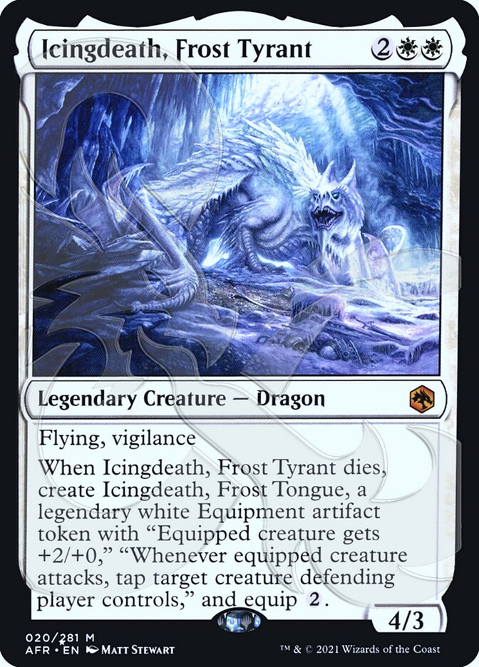 Icingdeath, Frost Tyrant (Ampersand Promo) [Dungeons & Dragons: Adventures in the Forgotten Realms Promos] | Chromatic Games