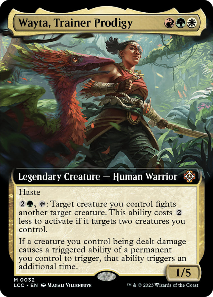 Wayta, Trainer Prodigy (Extended Art) [The Lost Caverns of Ixalan Commander] | Chromatic Games