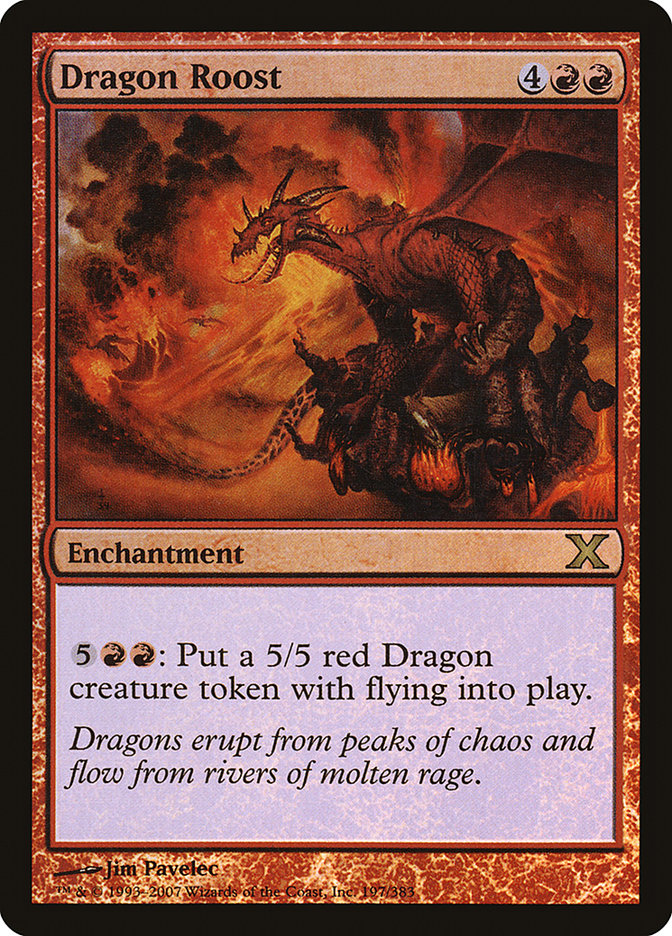 Dragon Roost (Premium Foil) [Tenth Edition] | Chromatic Games