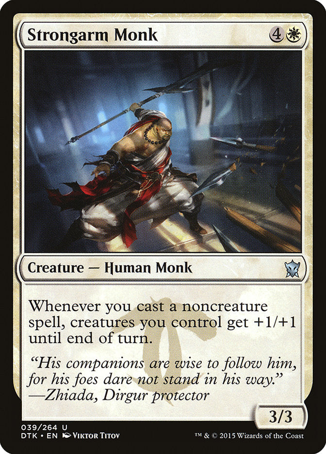 Strongarm Monk [Dragons of Tarkir] | Chromatic Games