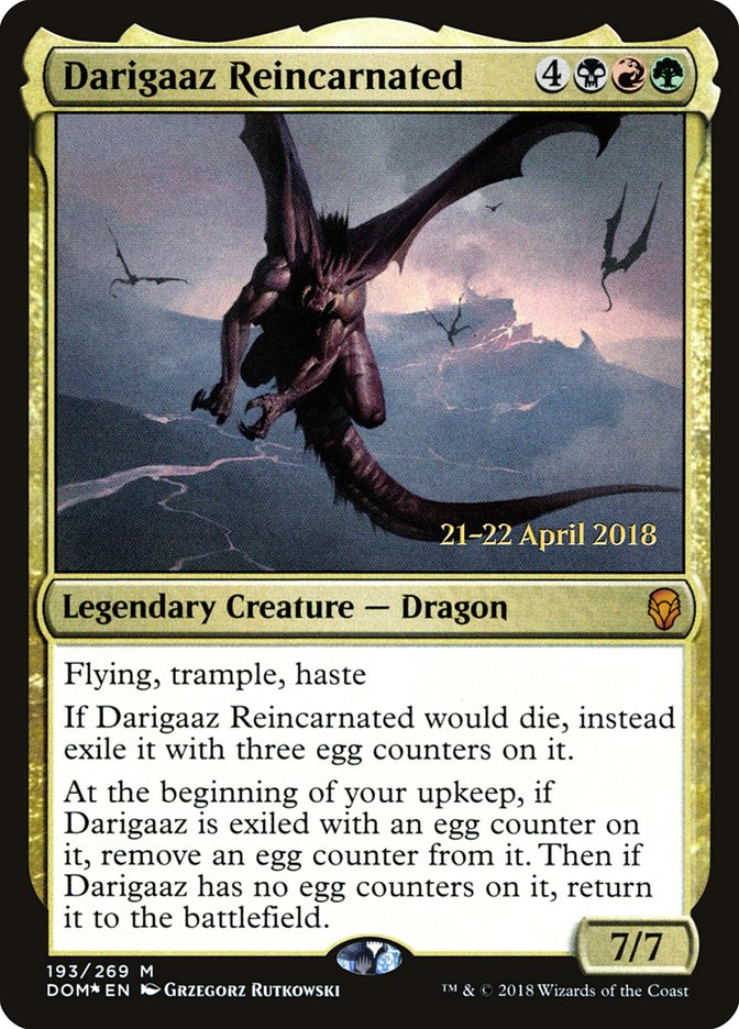 Darigaaz Reincarnated [Dominaria Prerelease Promos] | Chromatic Games