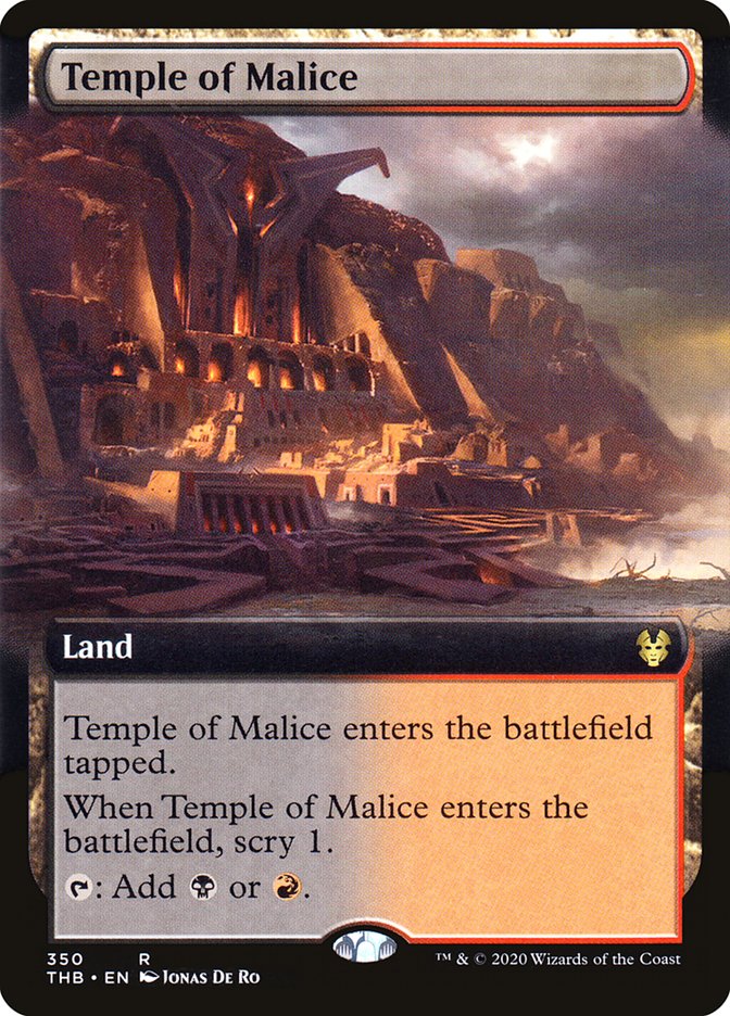 Temple of Malice (Extended Art) [Theros Beyond Death] | Chromatic Games