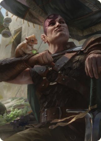 Minsc & Boo, Timeless Heroes Art Card (38) [Commander Legends: Battle for Baldur's Gate Art Series] | Chromatic Games