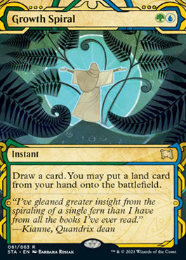 Growth Spiral (Foil Etched) [Strixhaven: School of Mages Mystical Archive] | Chromatic Games