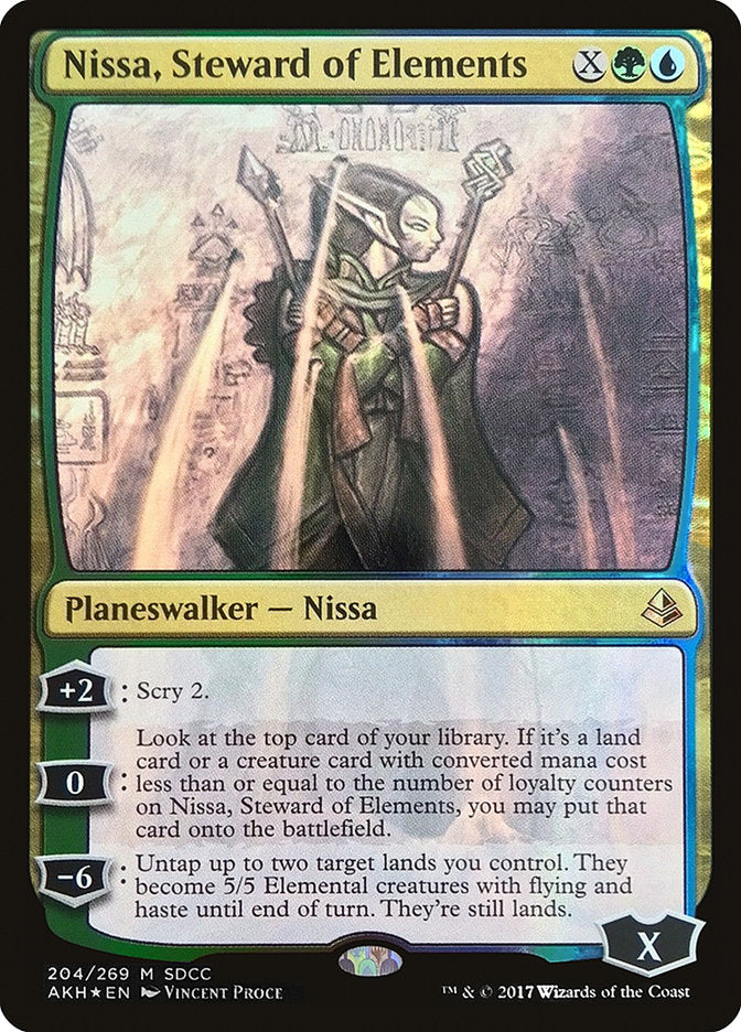 Nissa, Steward of Elements [San Diego Comic-Con 2017] | Chromatic Games