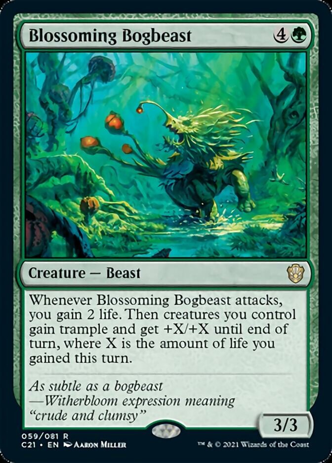 Blossoming Bogbeast [Commander 2021] | Chromatic Games