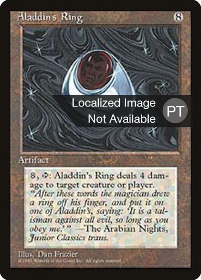 Aladdin's Ring [Fourth Edition (Foreign Black Border)] | Chromatic Games