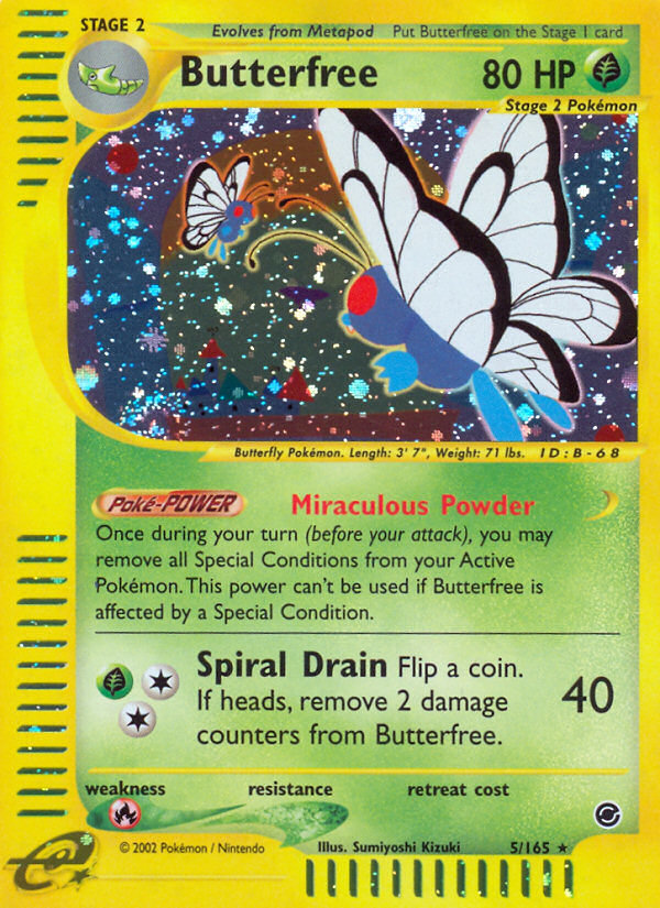 Butterfree (5/165) [Expedition: Base Set] | Chromatic Games